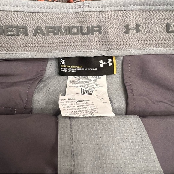 Men’s Under Armour gray flat front casual shorts size 36 - Picture 5 of 5